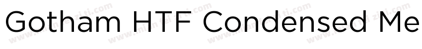 Gotham HTF Condensed Medium字体转换
